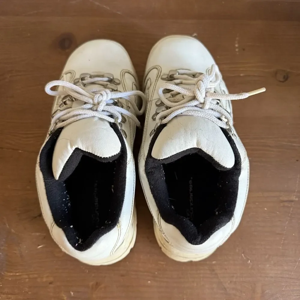 VTG No Boundaries White Platform Chunky‎ Shoes 90s Y2K Womens Size 6 Rare